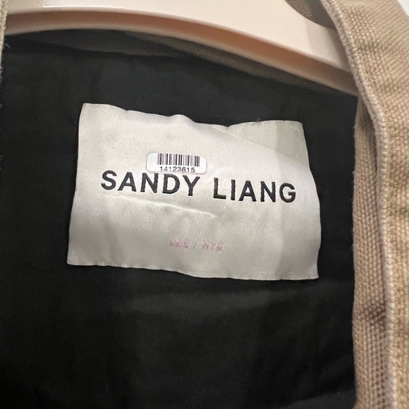 Sandy Liang Brown / Black Pell Jacket Size Medium $850 - Picture 4 of 7